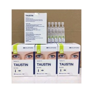 TAUSTIN dưỡng mắt nhân tạo không chất bảo quản giúp,bổ sung nước mắt nhân tạo cho mắt,giảm khô,tránh mỏi mắt.hộp 30 ống