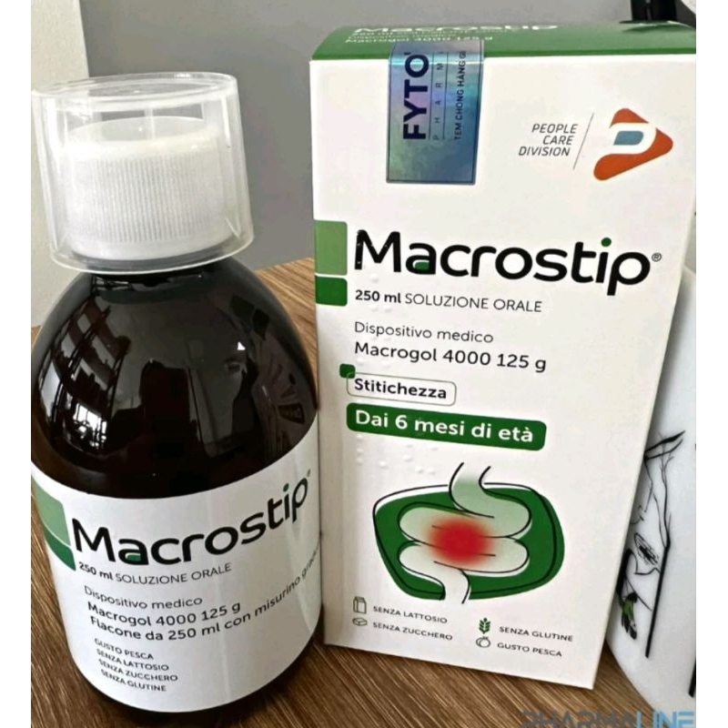 Siro táo bón Macrostip giúp tiêu hóa tốt , nhuận tràng, giảm táo bón - sản phẩm dùng cho bé từ 6 tháng tuổi .250ml