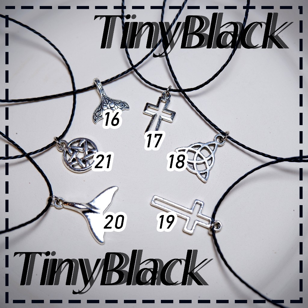 🖤 TINY BLACK 🖤 ( Phần 1 ) - Vòng cổ choker đơn giản cute