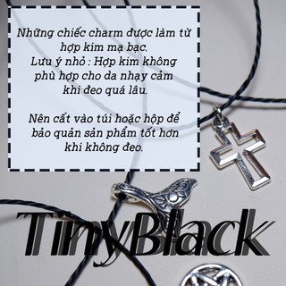 🖤 TINY BLACK 🖤 ( Phần 1 ) - Vòng cổ choker đơn giản cute