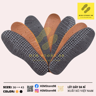 Lót giày nam da nỉ vân cá sấu HIMStore98 với chất liệu da nỉ giúp bàn chân êm ái, mềm mịn