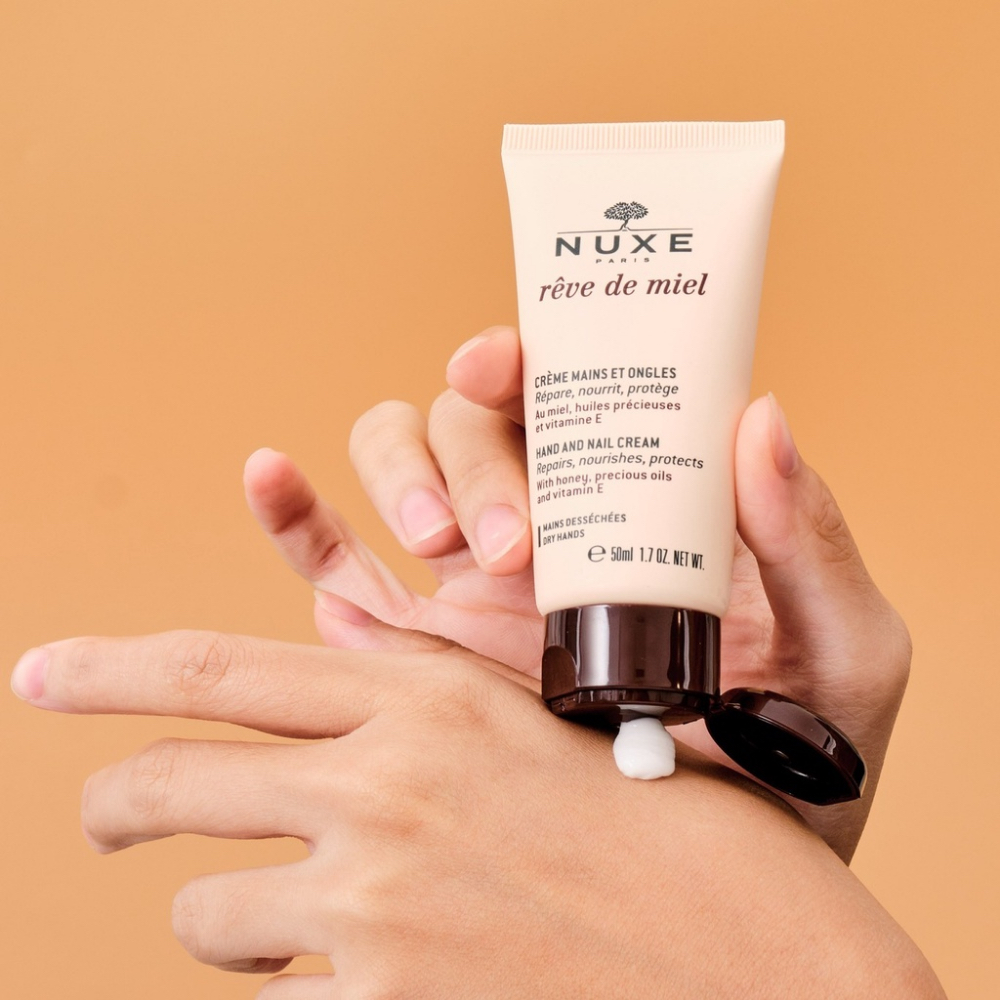 Kem Dưỡng Da Tay Nuxe Và Son Dưỡng Nuxe Reve de Miel