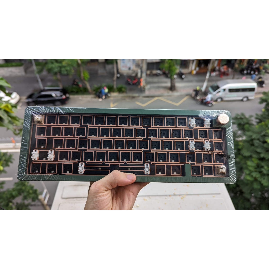 KIT Bàn Phím Cơ Sugar 65  | Mạch Xuôi | Hotswap | Led RGB| Nhôm CNC