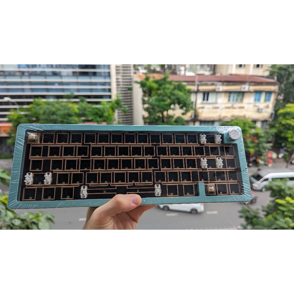 KIT Bàn Phím Cơ Sugar 65  | Mạch Xuôi | Hotswap | Led RGB| Nhôm CNC