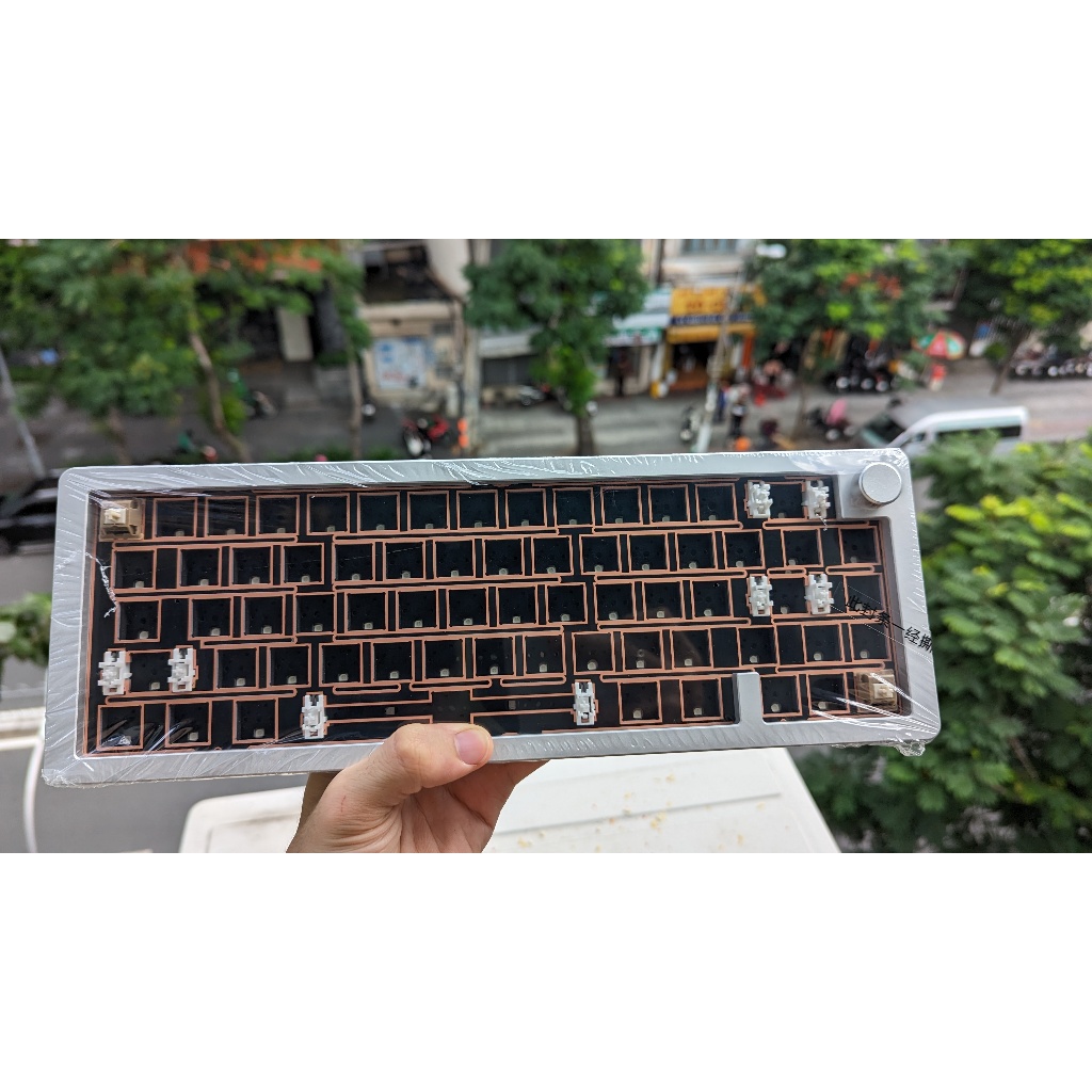 KIT Bàn Phím Cơ Sugar 65  | Mạch Xuôi | Hotswap | Led RGB| Nhôm CNC