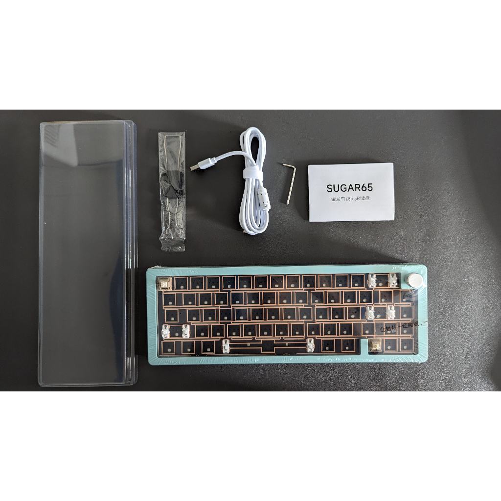 KIT Bàn Phím Cơ Sugar 65  | Mạch Xuôi | Hotswap | Led RGB| Nhôm CNC