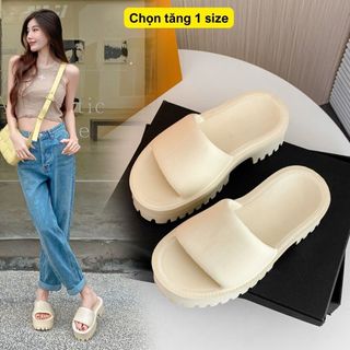 Dé quai ngang đế cao bản EVA đế răng cưa, dé độn để Âu Mỹ chọn tăng 1 size