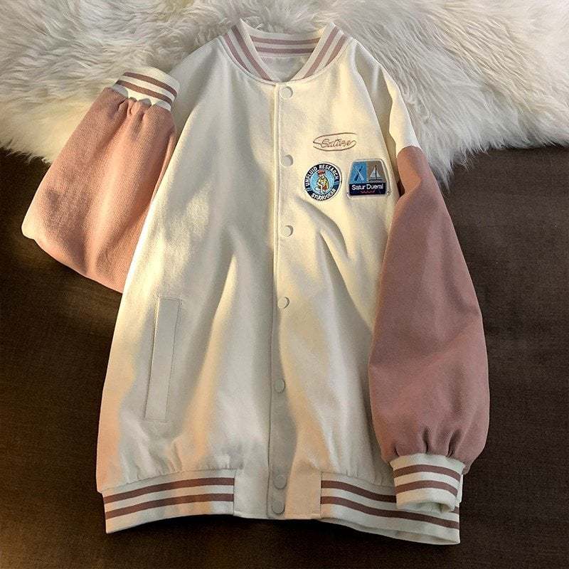 Áo khoác bomber kaki unisex Nam Nữ phong cách Ulzzang