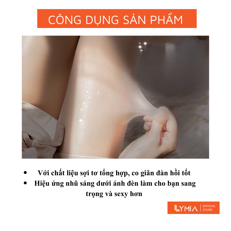 [Mã FADEP2212 giảm 10k đơn từ 99k] Quần tất nữ ánh nhũ lấp lánh LYMIA sang chảnh, siêu mỏng siêu trong hottrend QT20