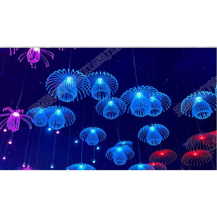 Đèn thả sứa 2 tầng trang trí tiệc cưới, nhà hàng, khách sạn, decor