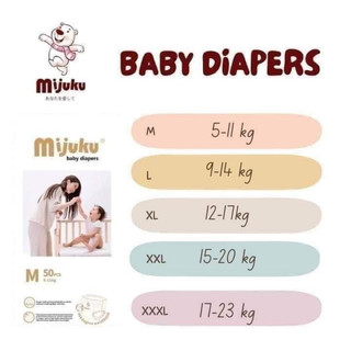 TÃ/BỈM QUẦN MIJUKU CHO BÉ ĐỦ SIZE