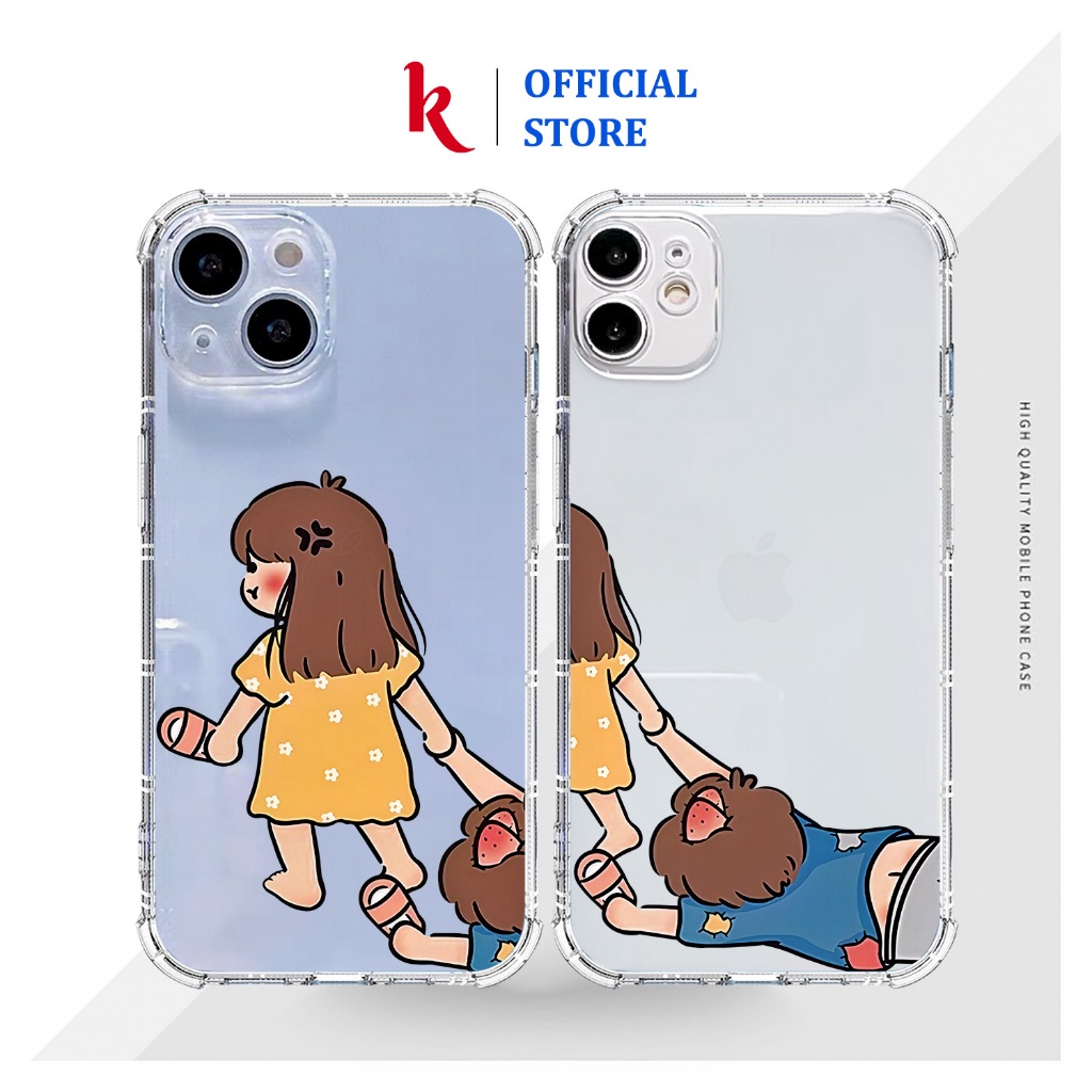Ốp lưng iphone cặp đôi Vk xử lý CK trong case 15 pro max 15plus 14 13 12 promax 11 mini 6 6s 7 8 plus x xr xs Se