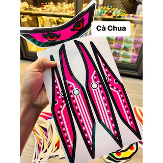 Decal màu dán trang trí đèn xe SH