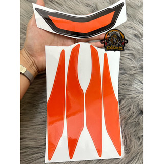 Decal màu dán trang trí đèn xe SH