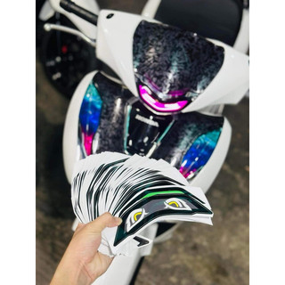 Decal màu dán trang trí đèn xe SH