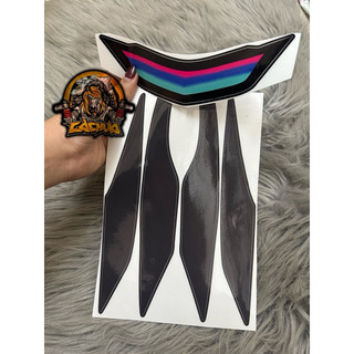 Decal màu dán trang trí đèn xe SH