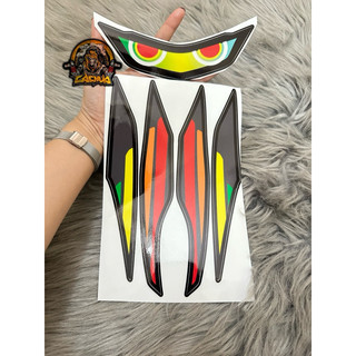 Decal màu dán trang trí đèn xe SH