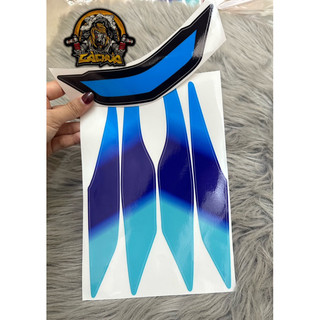 Decal màu dán trang trí đèn xe SH