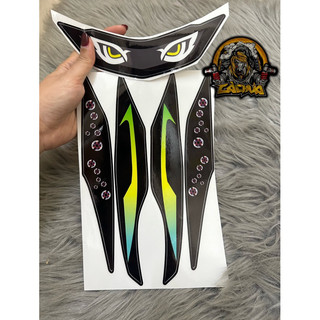 Decal màu dán trang trí đèn xe SH