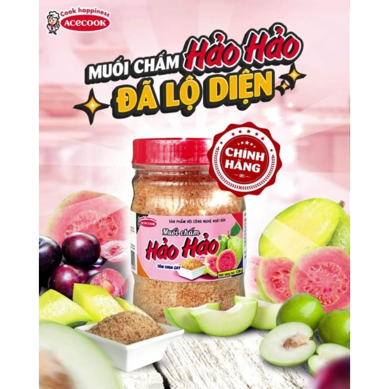 Muối Hảo Hảo Tôm Chua Cay Acecook Lọ 120gr Acecook