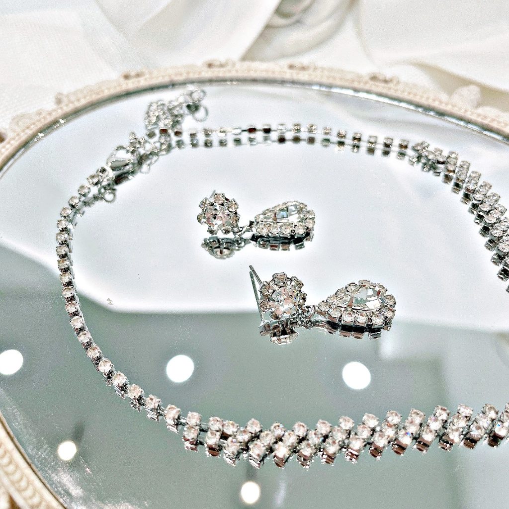 Set Khuyên Tai - Vòng Cổ Cô Dâu FENCY NHÀ NHỎ 472