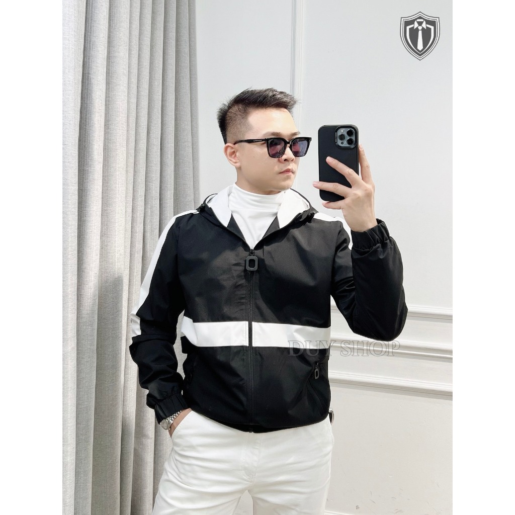 Áo khoác gió 383 vạch ngang DUYSHOP SALE200k