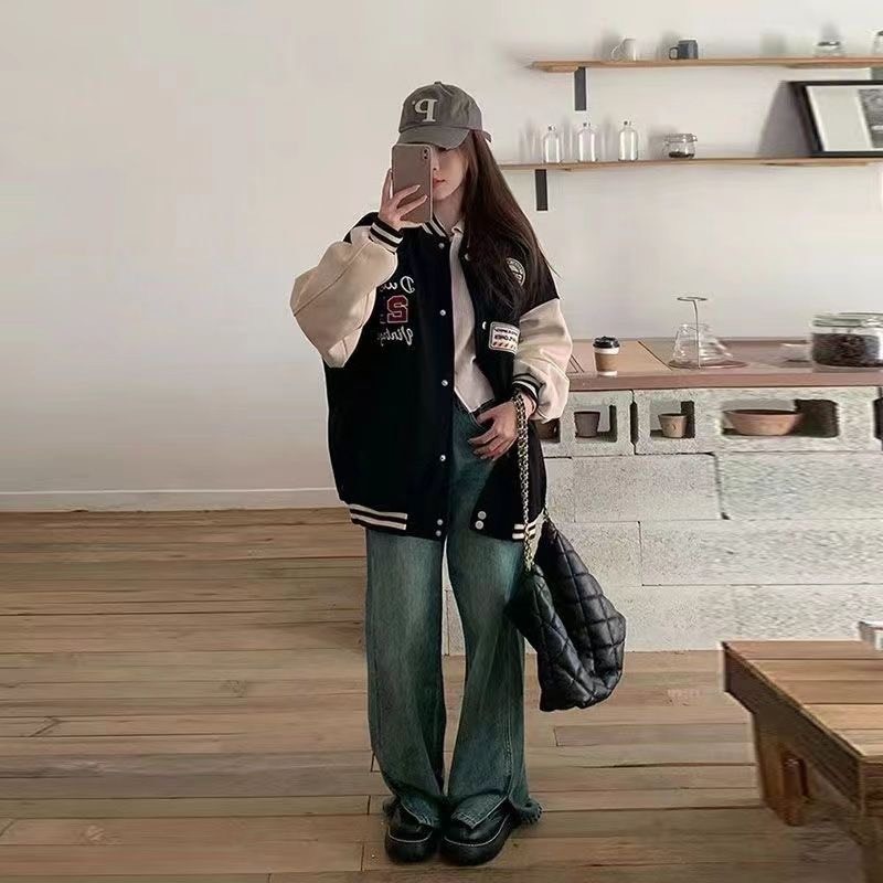 Áo khoác thu đông. áo bóng chày thêu số 21 siêu cá tính năng động cực phù hợp dành cho đi học đi chơi | BigBuy360 - bigbuy360.vn