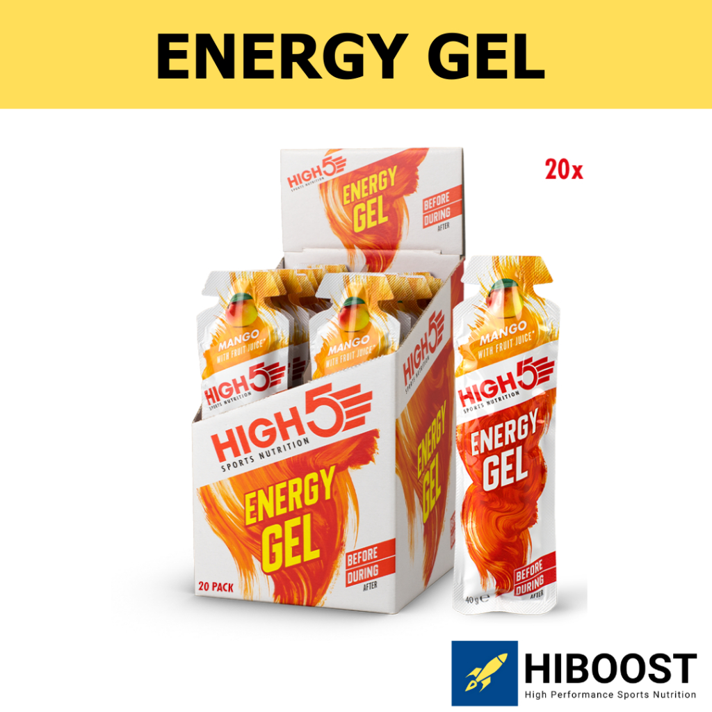 Gel năng lượng High5 đủ vị cho thể thao, chạy bộ, đạp xe 01 gói lẻ