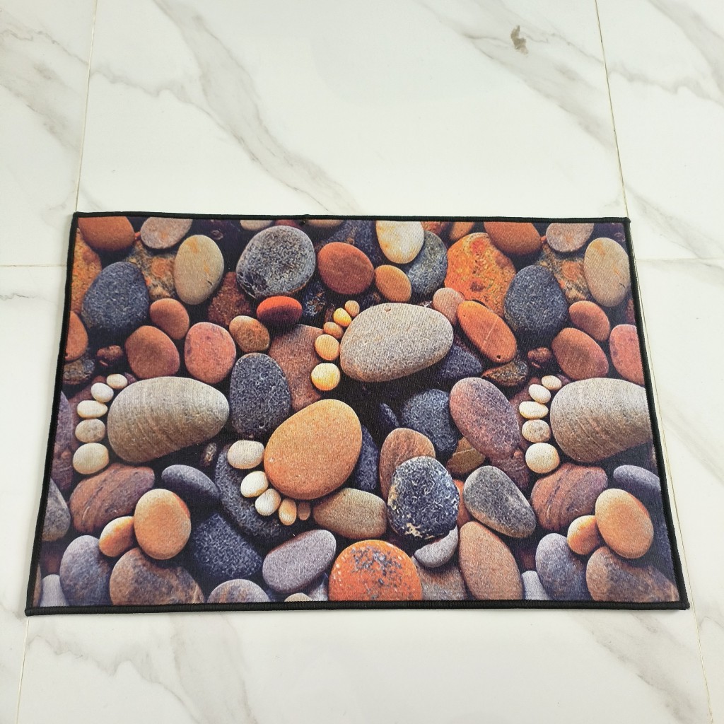 Thảm lau chùi chân thấm hút nước cho phòng tắm khách sạn đế cao su chống trơn trượt.shopkimbao