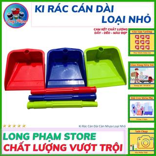 Ky hốt rác cán dài loại nhỏ gia đình - văn phòng ky rác nhỏ cán dài - nhựa dày - dẻo - giá rẻ - bền - tiện dụng - gọn
