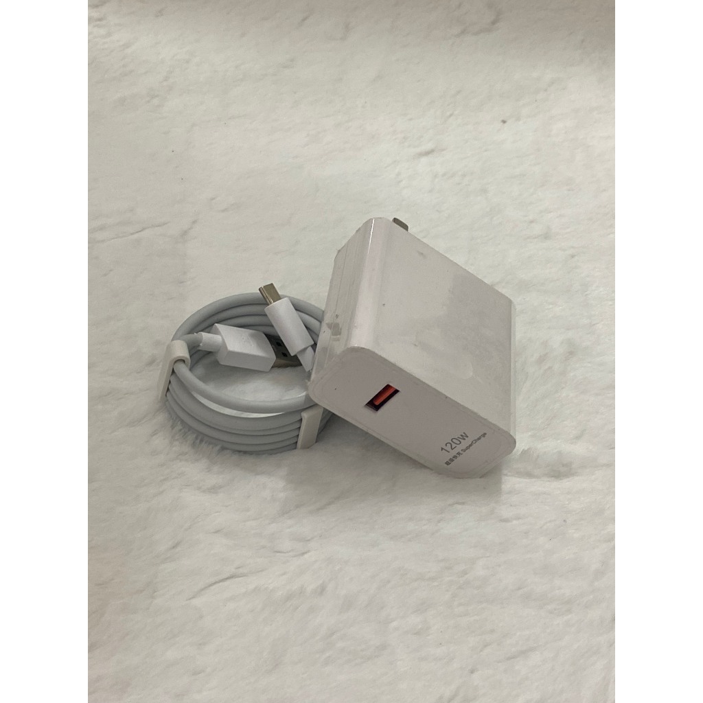 Bộ Sạc Siêu Nhanh 120W  Chân Type-C - 1 Mét