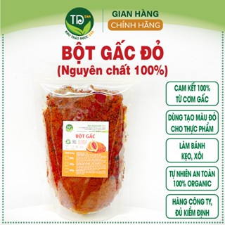 Bột gấc đỏ 100% nguyên chất, tạo màu và mùi vị tự nhiên, dùng nấu xôi, bánh, thạch, mứt, hàng công ty, đầy đủ kiểm định