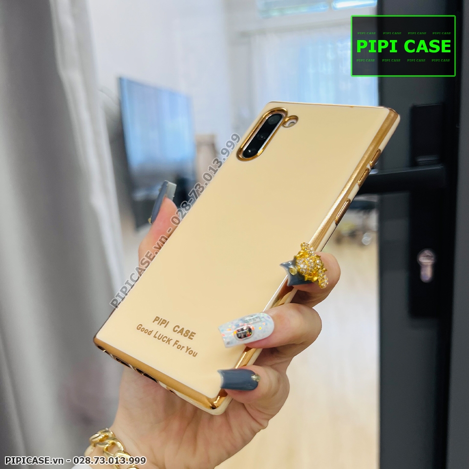 Ốp Lưng viền vàng cho chiếc Samsung Note 8 Note 9 Note 10 Note 10 Plus Note 10 Lite Note 20 Note 20 Ultra