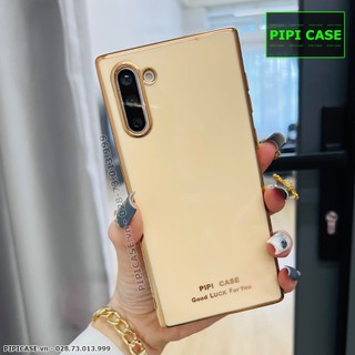 Ốp Lưng viền vàng cho chiếc Samsung Note 8 Note 9 Note 10 Note 10 Plus Note 10 Lite Note 20 Note 20 Ultra