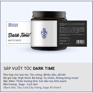 Sáp Vuốt Tóc Dark Time Matte Paste - Stephen Nolan 603
