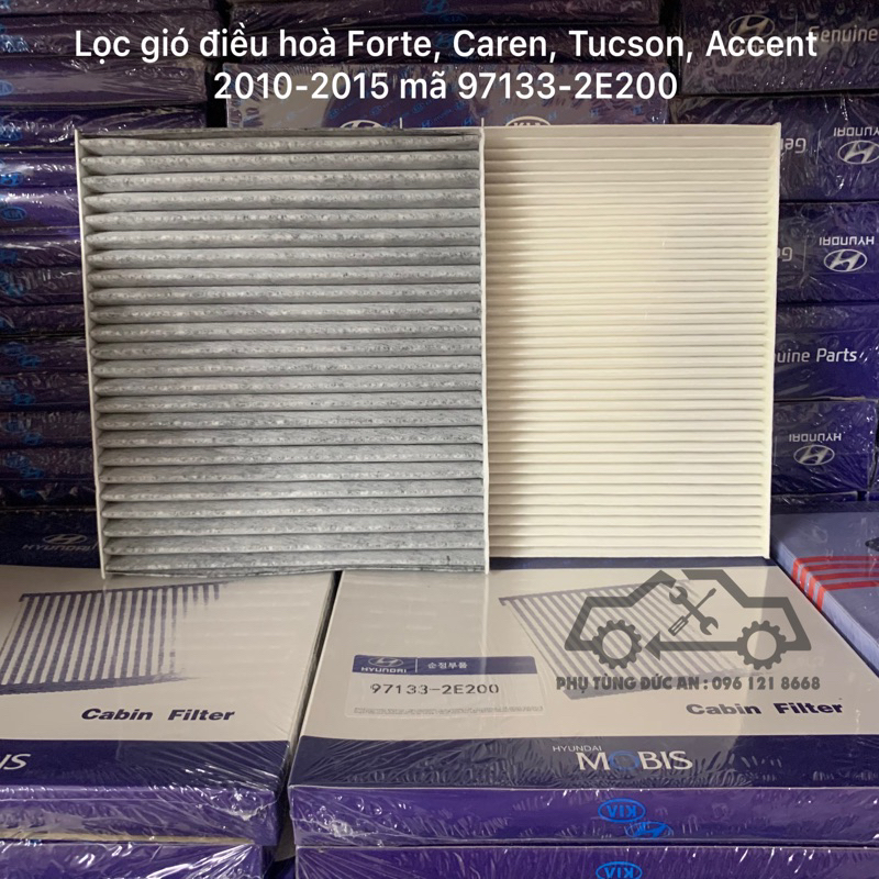 Lọc gió điều hòa, máy lạnh Forte, Cerato, Soluto, Accent, Carens, Rio, Elantra 971332E210,971332E200