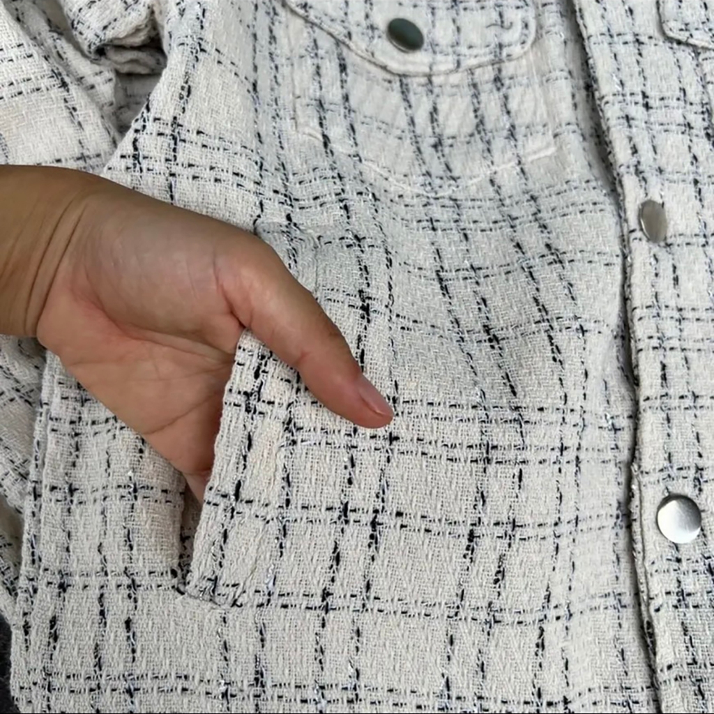 Áo Khoác DẠ TWEED MIGDOMO 2 Lớp Nam Nữ