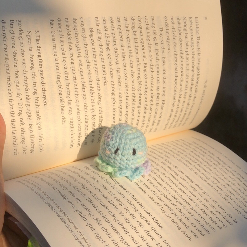 MÓC KHÓA LEN BẠCH TUỘC CUTE