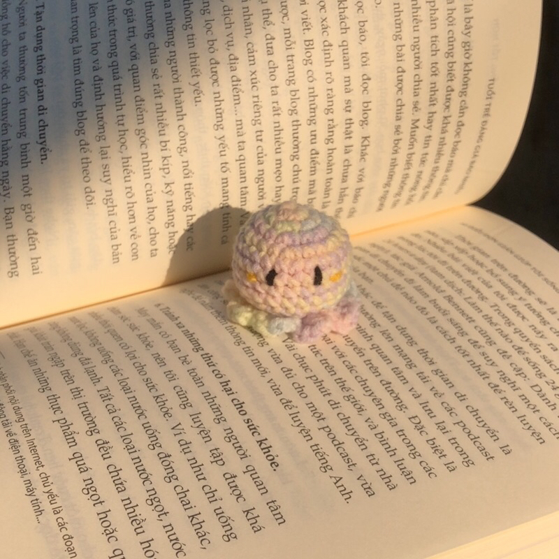 MÓC KHÓA LEN BẠCH TUỘC CUTE