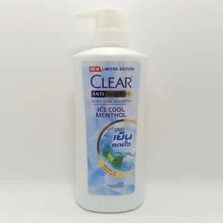 Dầu gội Clear bạc hà Thái chai 410ml