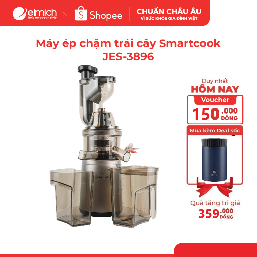 Máy ép chậm trái cây Smartcook JES-3896