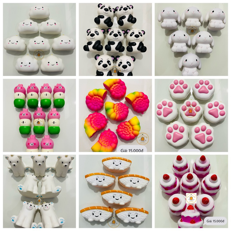 Squishy mini giá rẻ chậm tăng