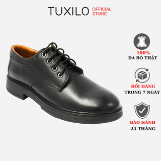 Giày đốc nam da bò cao cấp TUXILO giày da nam dáng dr martens da bò thật 100% đế cao su cao cấp tăng chiều cao TX98