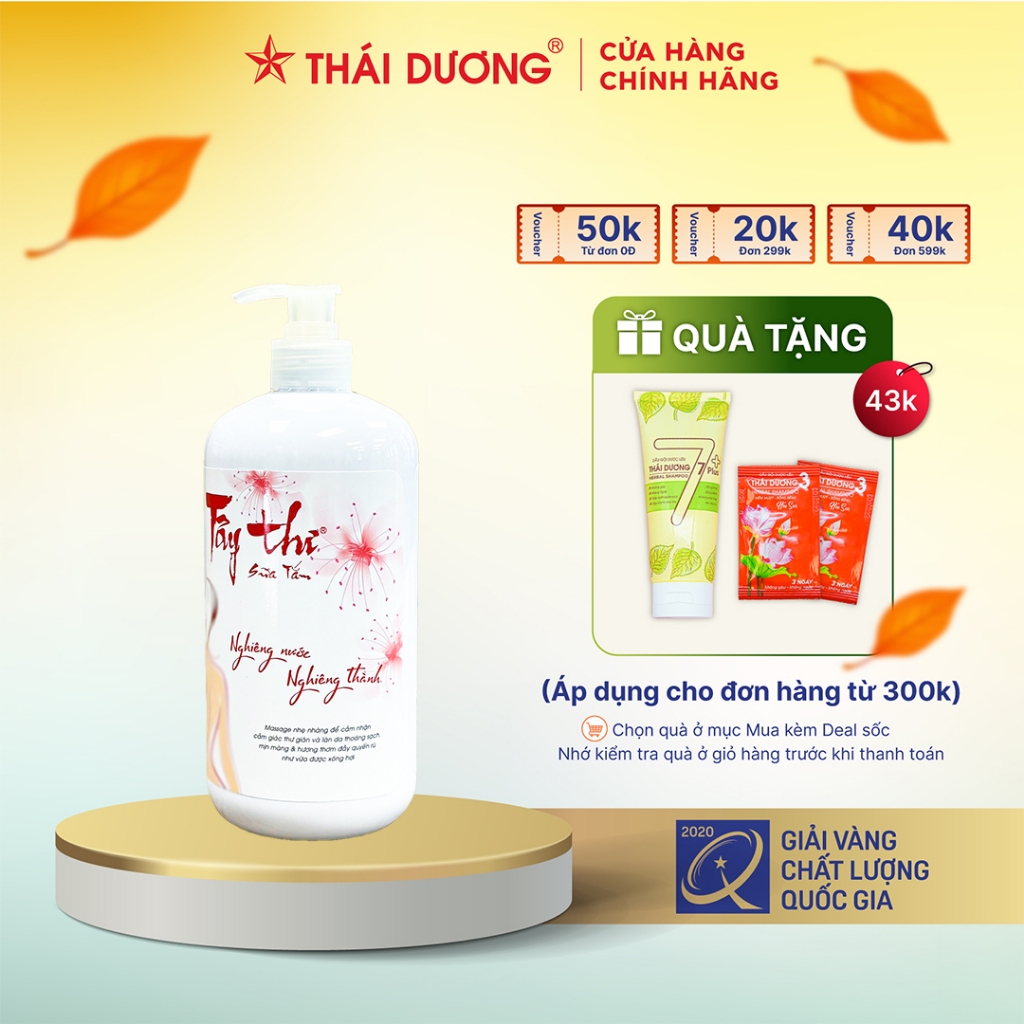 Sữa tắm Tây Thi giúp làm sạch da 200ml, 500ml - Sao Thái Dương