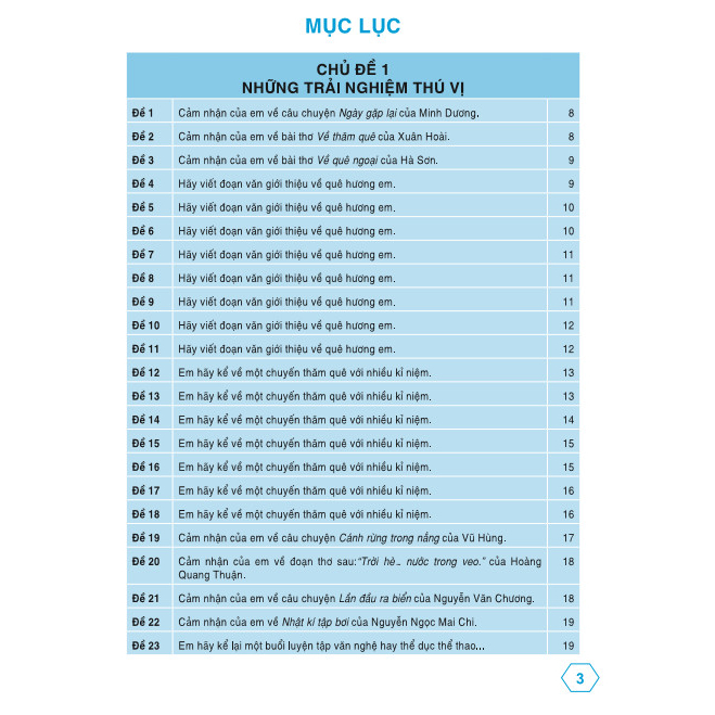 Sách Lớp 3 - Những Bài Làm Văn Mẫu Lớp 3 - Chương Trình Kết Nối