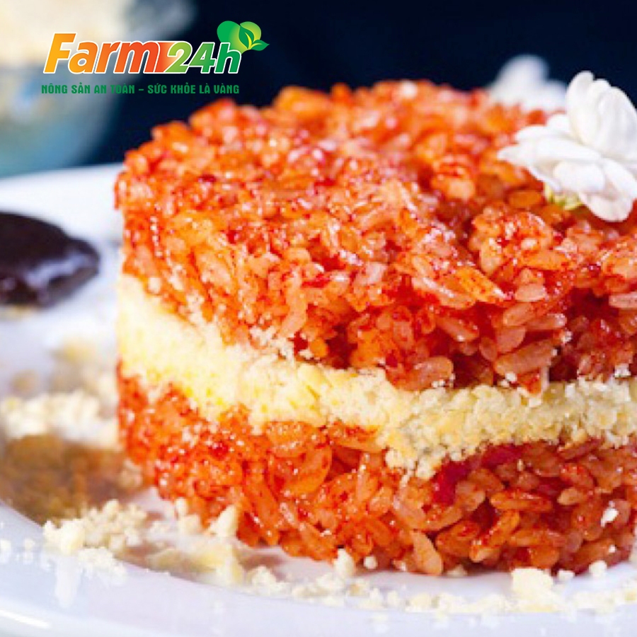 Bột gấc đỏ 100% nguyên chất, tạo màu, mùi vị tự nhiên, nấu xôi, bánh, thạch, mứt, hàng công ty, đầy đủ kiểm định