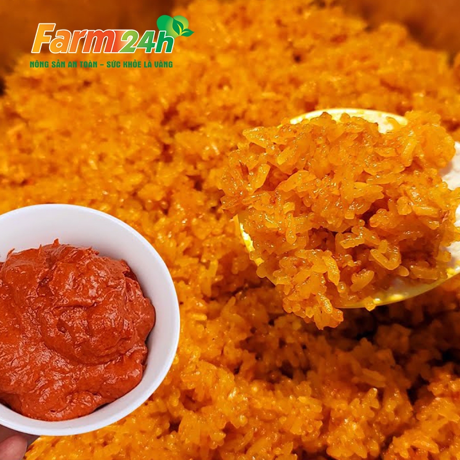 Bột gấc đỏ 100% nguyên chất, tạo màu, mùi vị tự nhiên, nấu xôi, bánh, thạch, mứt, hàng công ty, đầy đủ kiểm định