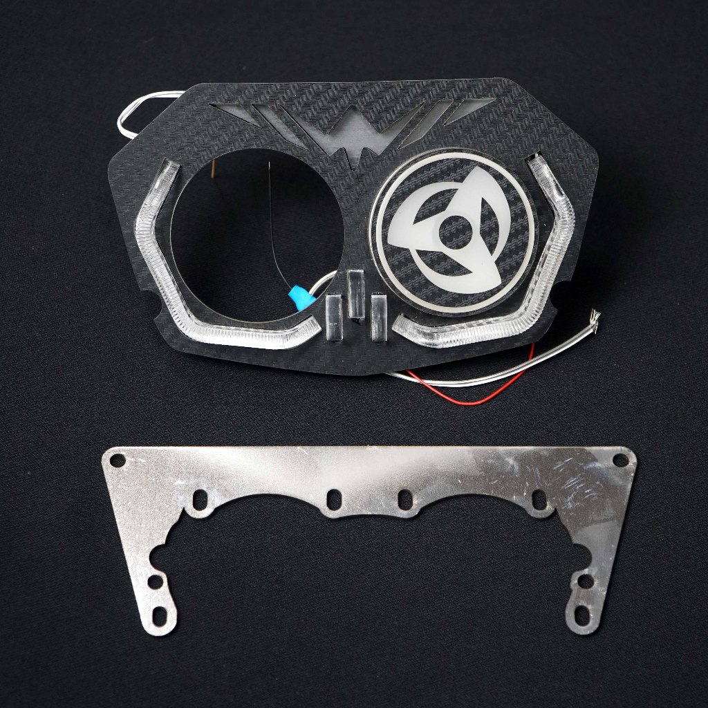 Mắt xoay Sharingan gắn bi cầu 2.0 dành cho dòng xe Wave 110 sử dụng đèn Zinphat