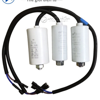 Tụ khởi động mới tụ 3uf tụ 4uf 5UF Tụ điện tủ lạnh có vít CBB65D 2.5UF 3UF 4UF 5UF 450V