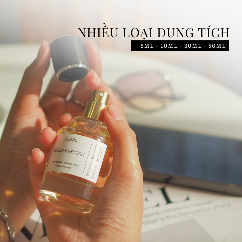 Nước Hoa Nữ Thơm Lâu REFEDO Thơm Lưu Hương Lâu Ngọt Nhẹ Nhàng Quyến Rũ 10ML